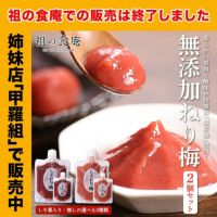 送料無料 無添加ねり梅 140g×2個セット 国産梅　国産うめ　ねり梅(練り梅) 調味料 梅干し しそ梅 お取り寄せ グルメ ご飯のお供 朝食 弁当
